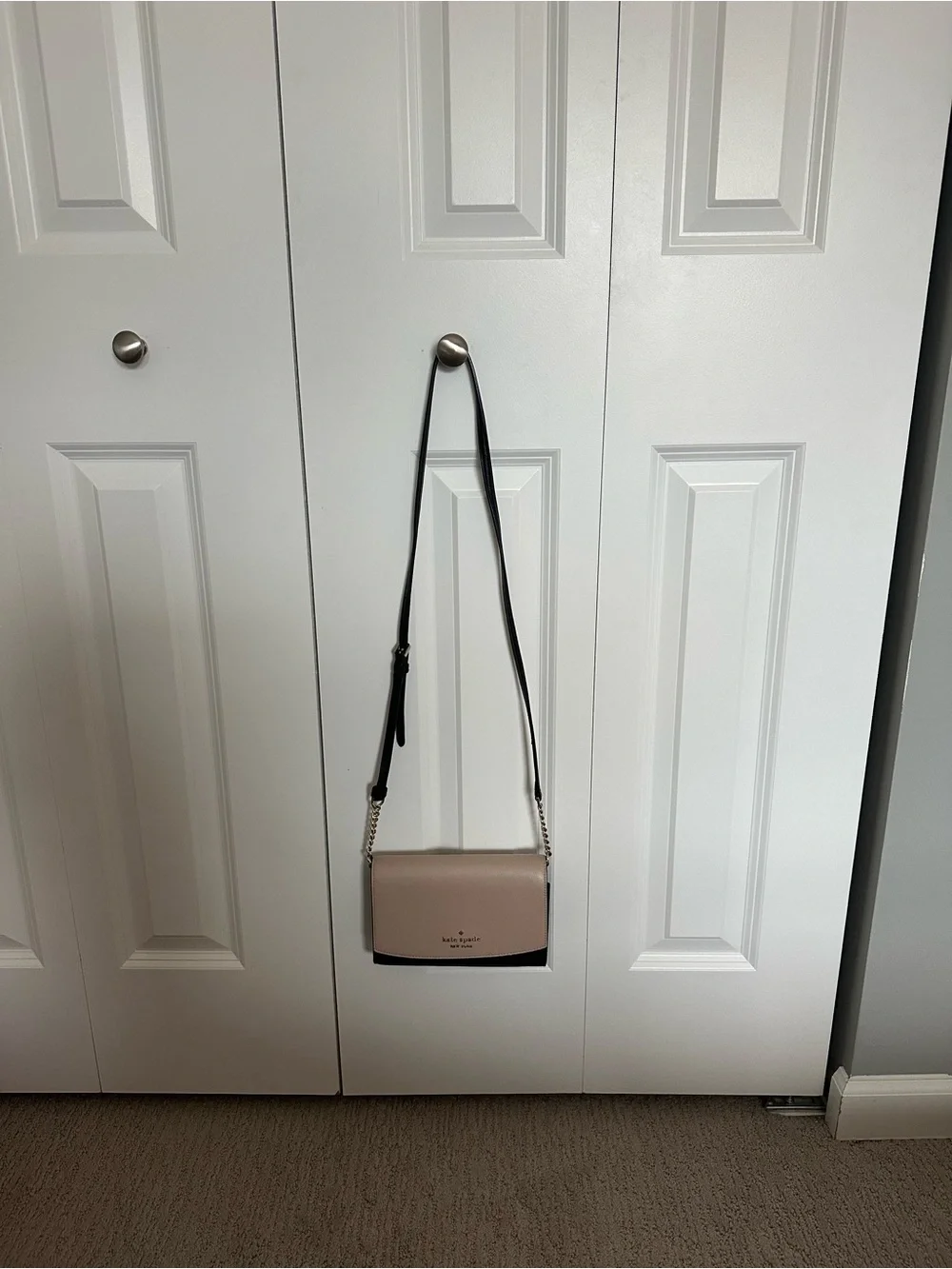 Kate Spade Tan and Black Crossbody Bag